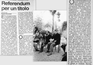 La soluzione del quiz nell'articolo di Carlo Coccioli 'Referendum per un quiz'.